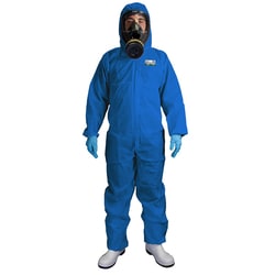 Chemsplash Eka 55 C/All, Type 5/6, A/S Laminate, Hood Blue XL:Personal